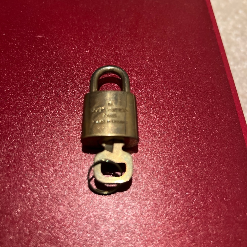 Authentic LV lock and key.